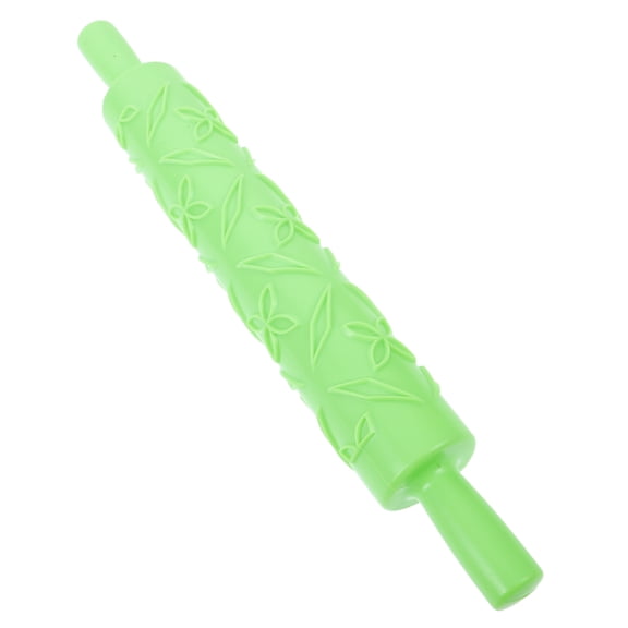 UPGRATOR Fondant Rolling Pin in Green Plastic for Cake Decoration and Baking