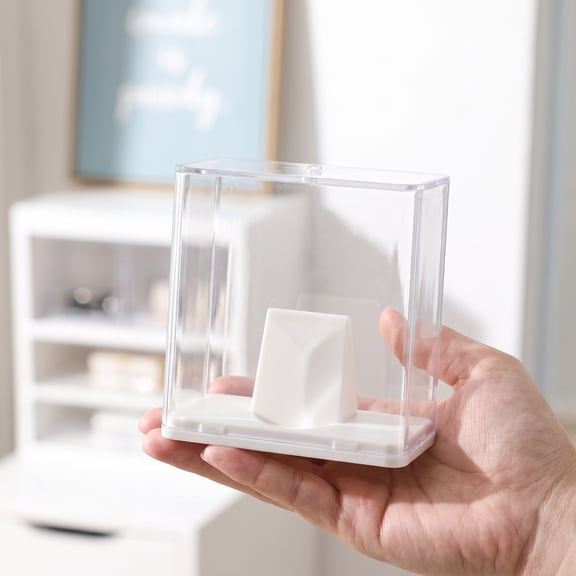 UPGRATOR Clear Medal Storage Display Case with Layered Structure for School Trophy and Award Display