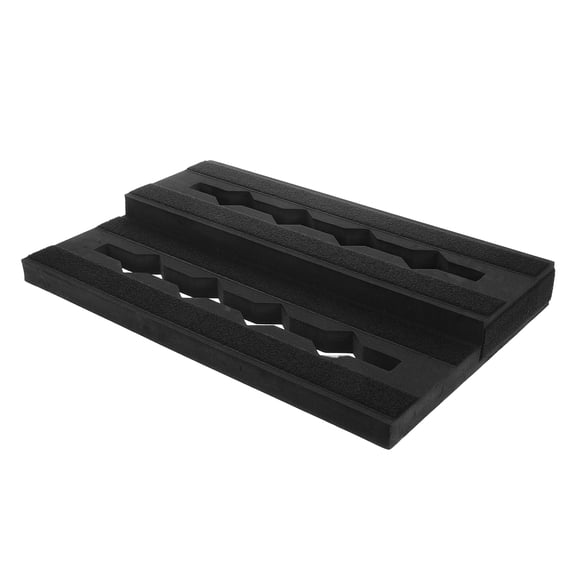 UPGRATOR Compact Black Eva Guitar Effect Pedalboard with Shock Resistant Foam and Cable Management Slots