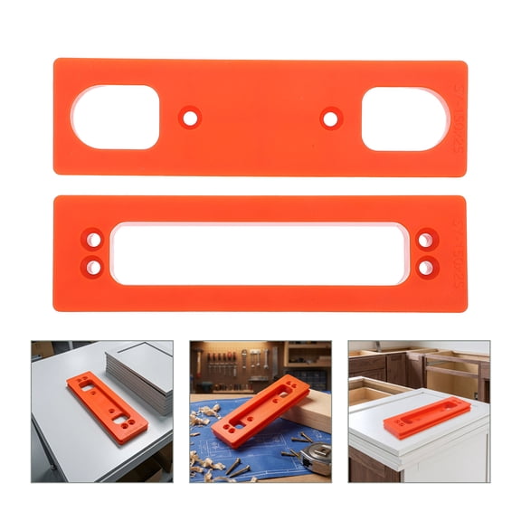 UPGRATOR Concealed Door Hinge Jig, 6" Hidden Hinge Template for Hidden Door