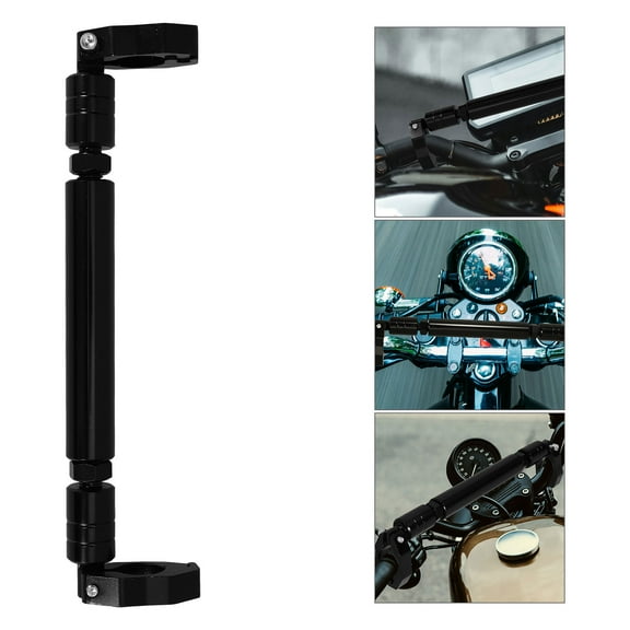 UPGRATOR Crossbars for Motorcycles Motorcycle Balance Bar Adjustable Length Aluminum Alloy 1 Set