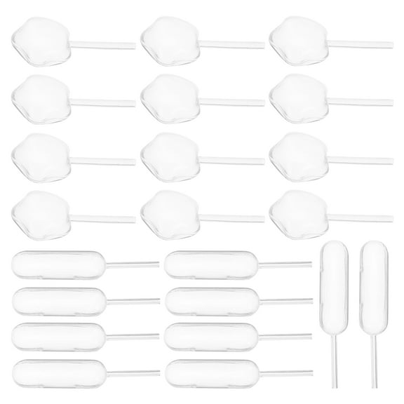 UPGRATOR Cupcake Pipettes Plastic 2 Bags 6x1in