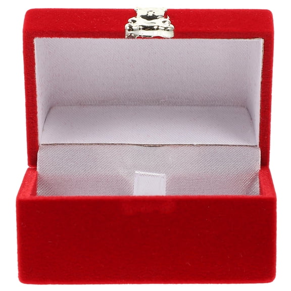 UPGRATOR Custom Jewelry Box for Women Elegant Red Velvet 1Set Storage Presentation