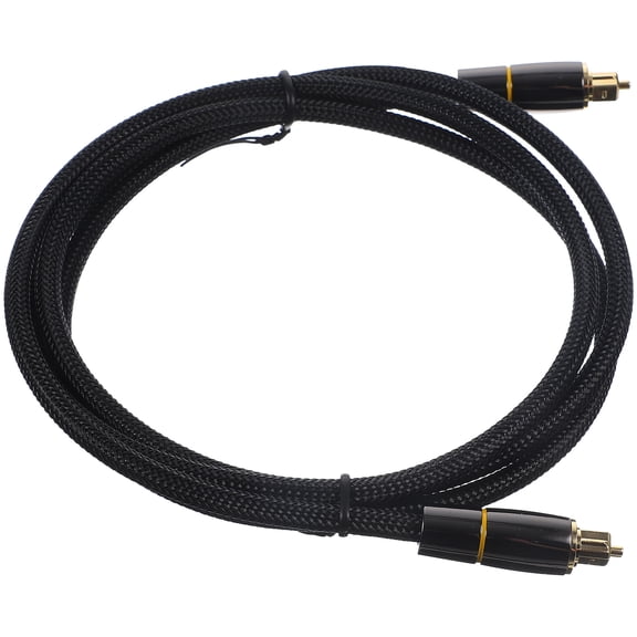 UPGRATOR Digital Optical Cable Black Fiber for TV and Sound Bar Reliable High Fidelity Audio
