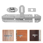 UPGRATOR Stainless Steel Door Bolt lock Bolt for Office and Home Security, 1 Set and Easy to Install