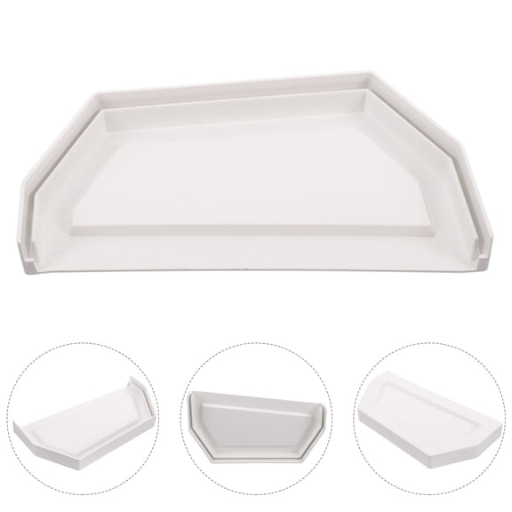 UPGRATOR Downspout Cap Gutter End Cover PVC White 1Pack