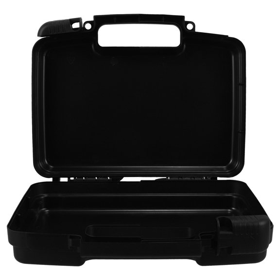 UPGRATOR Durable Black Toolbox with Easy Lock and Sleek Design for Tool Storage