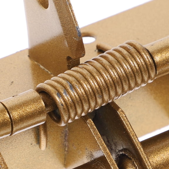UPGRATOR Golden Locking Door Hinge with 90 Degree Positioning and Automatic Self Closing Spring for Cabinets