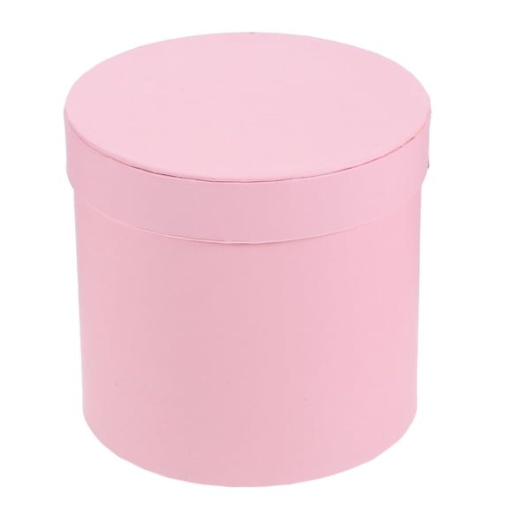 UPGRATOR Durable Pink Round Paper Flower Box for Wedding and Special Event Displays