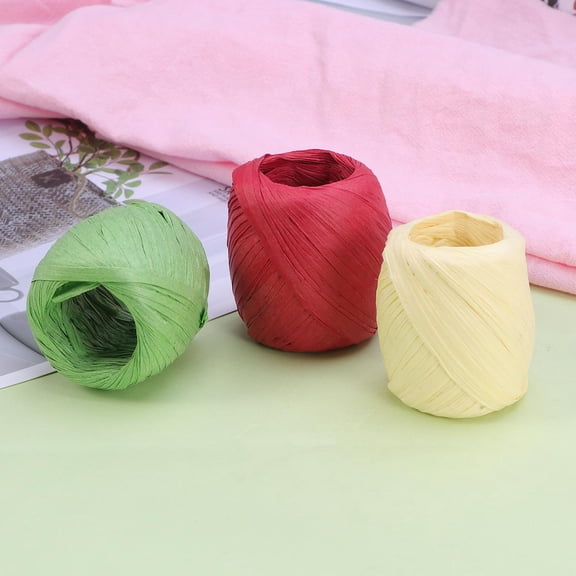 UPGRATOR Durable Raffia Rope Natural Straw Twine String for Art Projects and Home Decorations