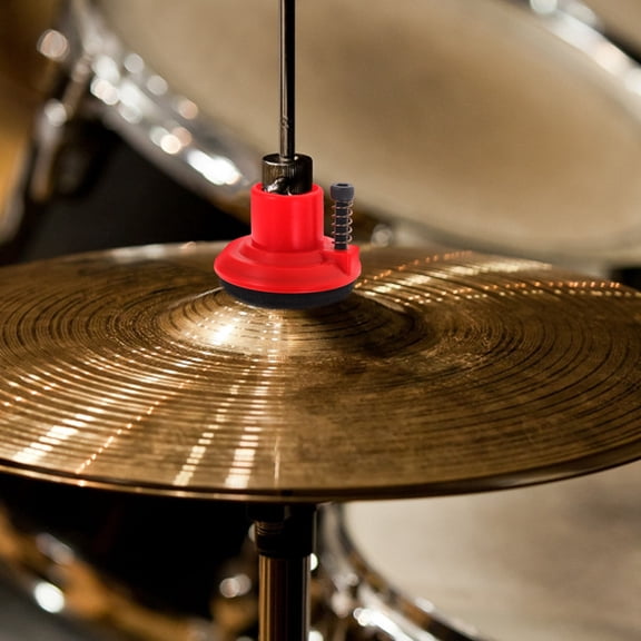UPGRATOR Durable Red Cymbal Felts Clutch Felt Hi Hat Cup Practical Drum Set Accessories for Cymbal Protection