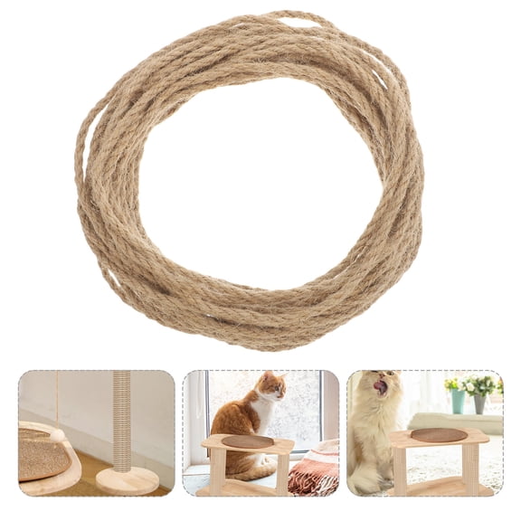 UPGRATOR Sisal Cat Scratching Rope for Replacement Posts and Custom Cat Tree Assembly Accessories