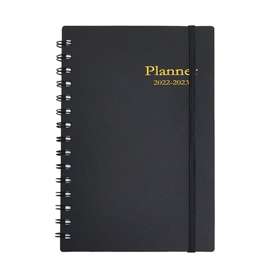 UPGRATOR Efficient Schedule Planner Black Paper For Students Study 1Pcs 8.21X5.70X0.71in