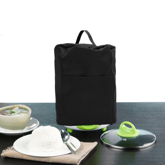 UPGRATOR Electric Cooker Protective Cover Black Reusable Kitchen Appliance Cover