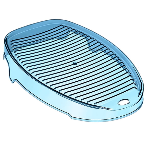 UPGRATOR Energy Saving Blue Plastic Washboard with Stable Base for Clothes Washing