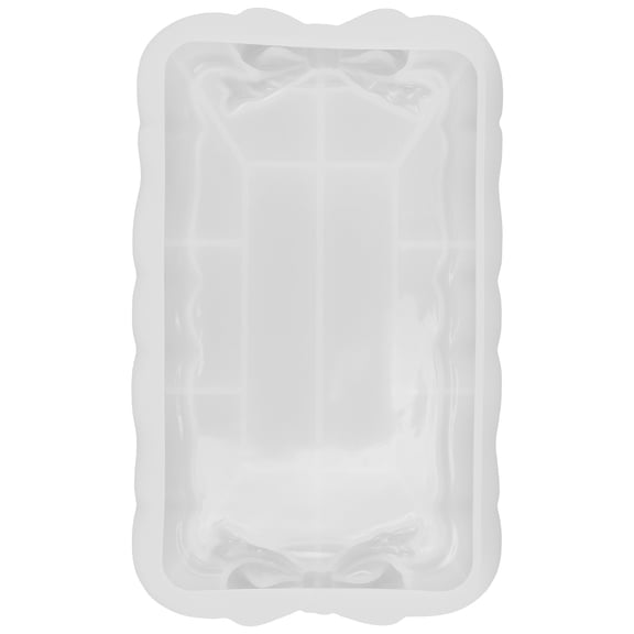 UPGRATOR Epoxy Resin Molds for Jewelry Tray Diy Lovers and All Age Groups 1Pcs White Rectangular Style