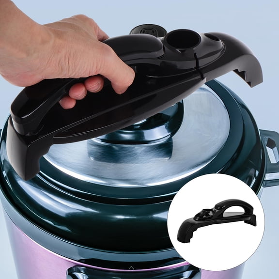 UPGRATOR Ergonomic Design Pot Handles Replacement Black Plastic 1Pcs for Home Users