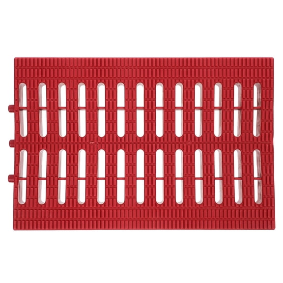 UPGRATOR Floor Drain Cover Trench Drain Grate Plastic Red for Business Owners Kitchen Use 1Set