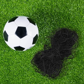 UPGRATOR Versatile Black Soccer Goal Net Replacement for Football Practice and Sports Training