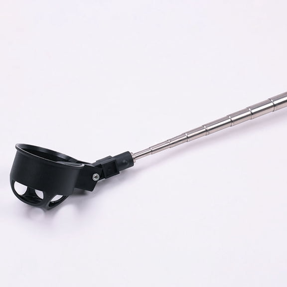 UPGRATOR Golf Practice Equipment Ball Retriever in Black Stainless Steel for Outdoor Golf Players 1Set