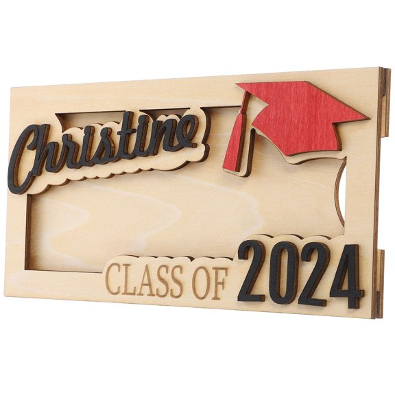 UPGRATOR Wood Money Container Graduation Wood Wallet Multi 1Pack