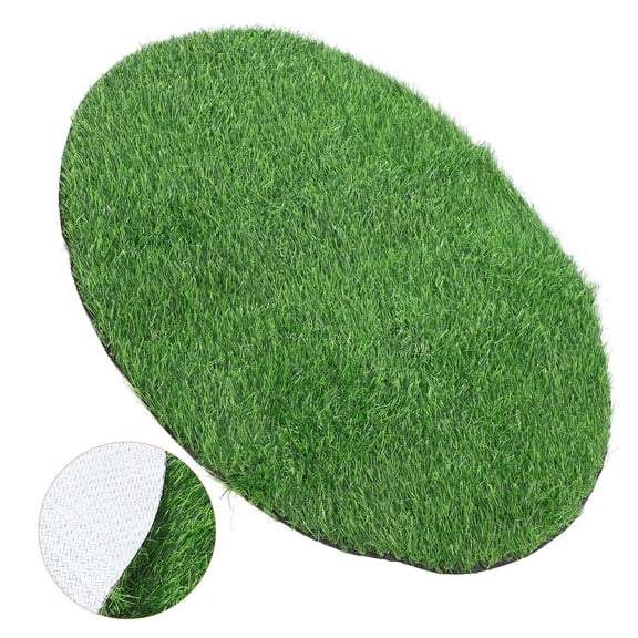 UPGRATOR Green Artificial Grass Tablecloth for Outdoor Dining Party Decoration Smooth Feel