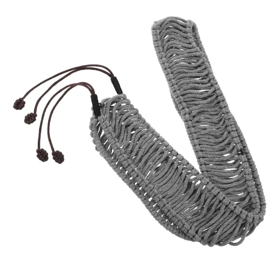 UPGRATOR Grey Cotton Rope Drum Cover for Ethereal Steel Tongue Drum Protection and Decorative Use