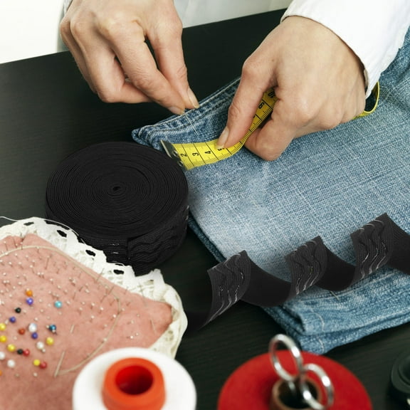 UPGRATOR Gripper Elastic 1 Roll for Headbands Waistbands Organizing Bands High Elasticity Comfortable Texture