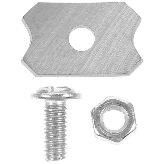 UPGRATOR Edge Trimmer Blades Replacement Plated Silver Alloy for Woodworking Efficient and Easy Operation