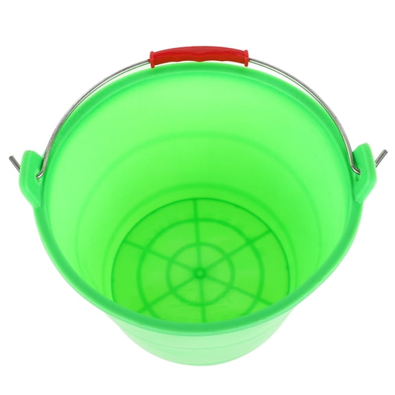 UPGRATOR Heavy Duty PP Construction Site Bucket with Handle for Cement Mixing and Multi Purpose Storage