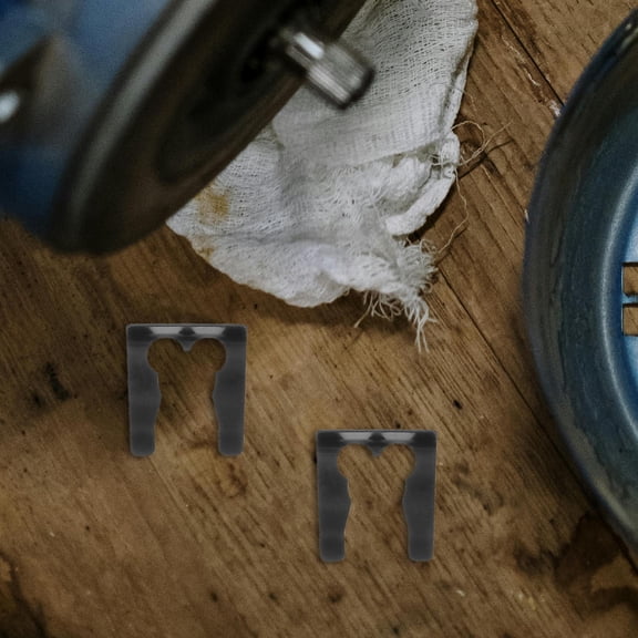 UPGRATOR Iron U Shaped Brake Line Clips 10Pcs for Vehicle Maintenance and Brake System Installation