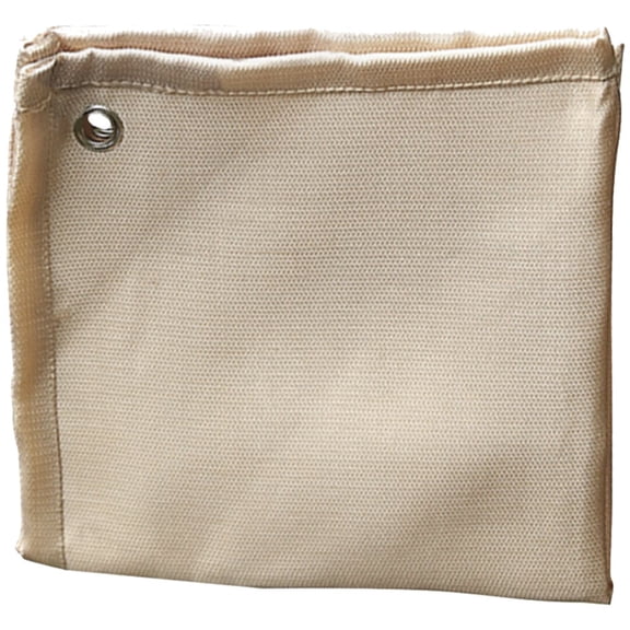 UPGRATOR Ivory Fireproof Blanket for Camping, Heat-Resistant and Portable