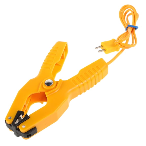 UPGRATOR K Type Thermocouple Pipe Clamp Orange Hvac Temperature Clamp for Stable Readings