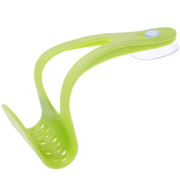 UPGRATOR Hanging Green Sink Storage Bag for Kitchen Sponge and Soap Organizer