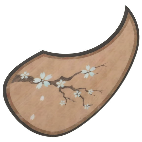 UPGRATOR Light Brown Acoustic Guitar Pickguard Anti Scratch Self Adhesive Protective Plate