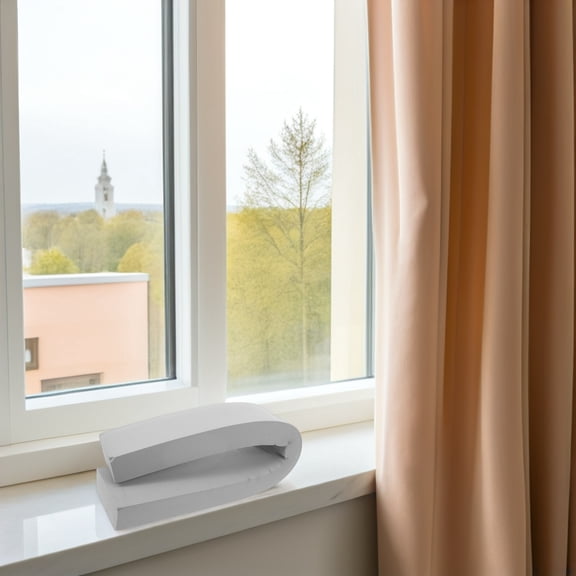 UPGRATOR Light Grey Window Seal Trim Strip with Thickened Sponge for Home Anti Condensation and Water Absorption