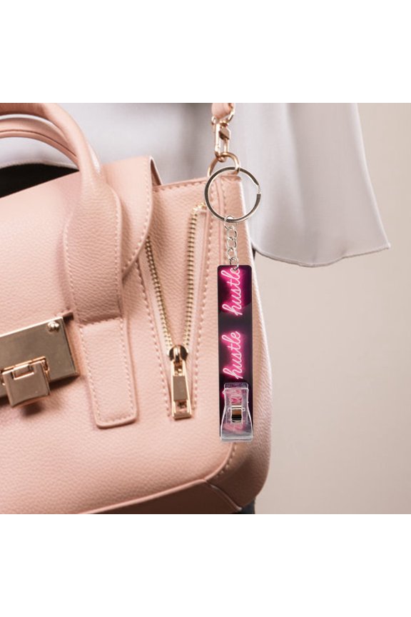 Multi Color Card Grabber Keychain with No Touch Design for Long Nails Convenient Card Puller Tool