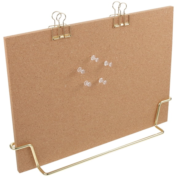 UPGRATOR Multi Color Pin Board with Easy Writing Surface Wood Framed for Office