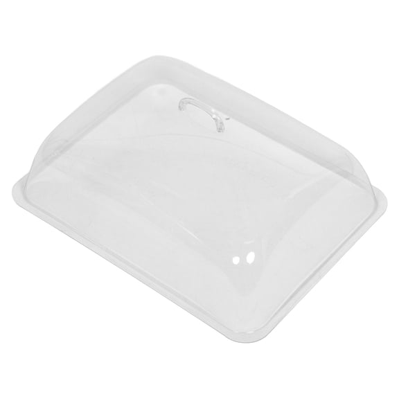 UPGRATOR Multipurpose Transparent Plastic Tray Cover for Cakes Bread and Food Storage
