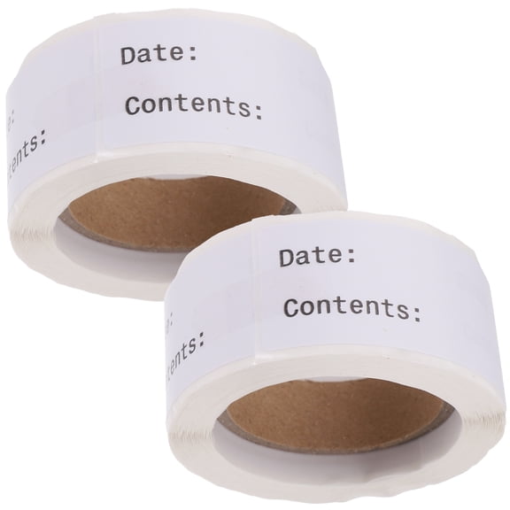 UPGRATOR Multipurpose Writable Food Labels for Organizing Storage Bins and Plastic Food Containers