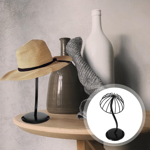 UPGRATOR Multiuse Metal Hat Storage Rack for Baseball Caps Wigs and Retail Display