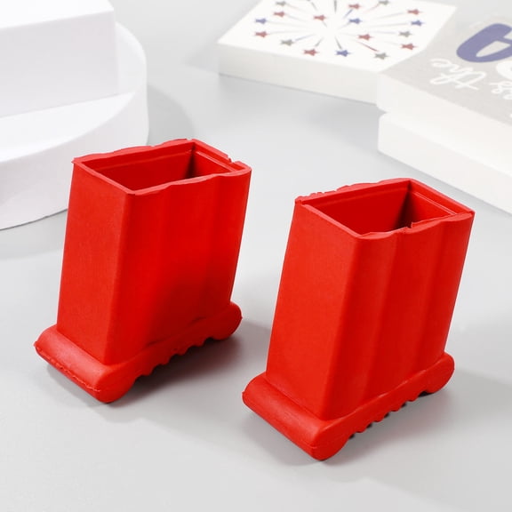 UPGRATOR Non Skid Ladder Feet Red Durable Ladder Accessory 2Pcs