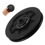 UPGRATOR Nylon Bearing Pulley Wheel for Indoor and Outdoor Use 1Pack 3.9X3.9X1.2In