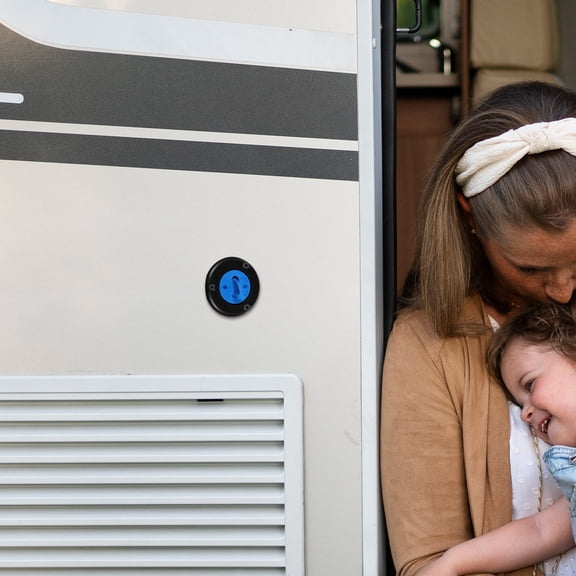 UPGRATOR Nylon Water Hatch Cover for Outdoor Enthusiasts 1Set 8.50X7.00X4.00cm Black Blue Combination