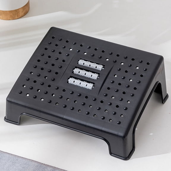 UPGRATOR Office Leg Rest Footstool with Flexible Height and Non Slip Plastic Step Design