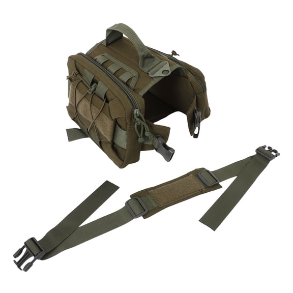 UPGRATOR Large Dog Saddle Bag with Weight Distribution Design and Durable Nylon Material