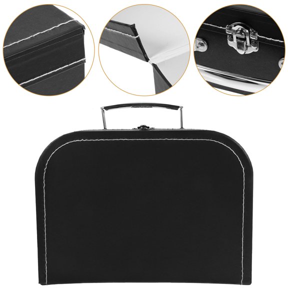 UPGRATOR Packing Box Present Wrapping Box Black Paper Storage Women Wedding