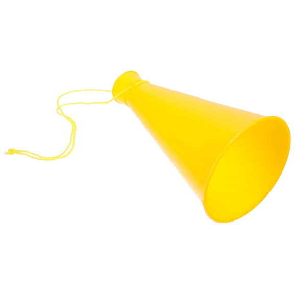 UPGRATOR Party Noise Maker Yellow Plastic Horn for Team Spirit and Festive Events
