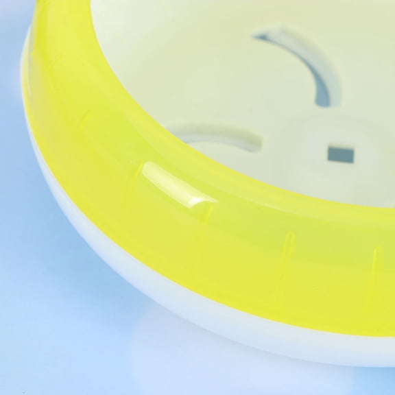 UPGRATOR Yellow Hamster Running Wheel for Small Pets, Durable and Easy to Use