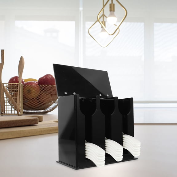 UPGRATOR Plastic Cutlery Dispenser Spoon Rack for Home and Restaurant Tableware Organizer